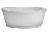 Moonstone 36 X 66 Freestanding Tub With Center Drain