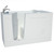 30 x 60 White Air Jetted Walk-In Tub Left Drain