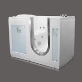 LIFE3-PEDICURE 55 x 29.25 In. Walk-In Tub With Air Jetted Pedicure. Right Drain.