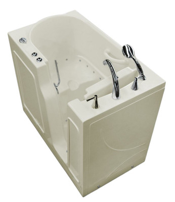 26 x 46 Right Drain Biscuit Air Jetted Walk-In Bathtub