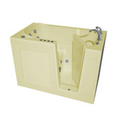 30 x 54 Right Drain Biscuit Whirlpool & Air Jetted Walk-In Bathtub