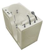 26 x 46 Right Drain Biscuit Whirlpool jetted Walk-In Bathtub