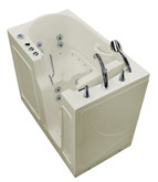 26 x 46 Right Drain Biscuit Whirlpool & Air Jetted Walk-In Bathtub