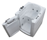 32 x 38 Right Door White Whirlpool & Air Jetted Walk-In Bathtub