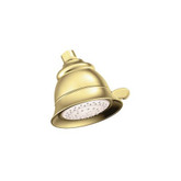 Polished Brass Four-Function Showerhead
