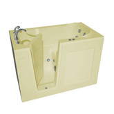 30 x 54 Left Drain Biscuit Whirlpool Jetted Walk-In Bathtub