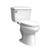 Evergreen Press-Assist by Vitra 3.8L Two Piece 1.004 Gal. Elongated Toilet in White