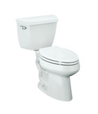 Highline Comfort Height The Complete Solution Two Piece 1.28 Gal. Elongated Toilet in White