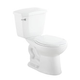 HET Premier  Two Piece 1.28 Gal. All-In-One Round Bowl toilet In White
