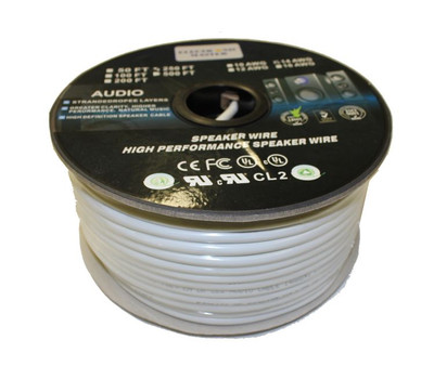 250 Feet 4 Wire Speaker Cable with 14 Gauge