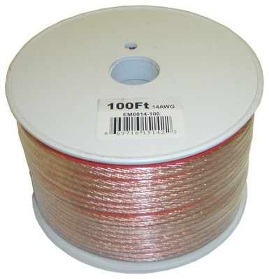 100 Feet 2 Wire Speaker Cable with 14 Gauge