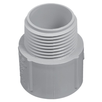 Schedule 40 PVC Male Terminal Adapter  1-1/2 Inches