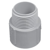 Schedule 40 PVC Male Terminal Adapter  1-1/4 Inches