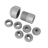 PVC Unthreaded Strain Relief Connector  3/4 Inch
