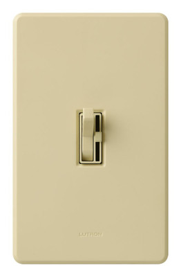 Three-Way Toggle 600w Dimmer in Ivory