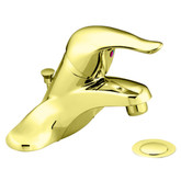 Chateau 1 Handle Bathroom Faucet - Polished Brass Finish