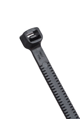 UV Black Twist Tail Cable ties  11 Inches (Bag of 50)