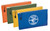 Coloured Canvas Zipper Bag - 4 Pack