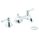 Kingsley 2 Handle Widespread Bathroom Faucet Trim (Trim Only) - Chrome Finish