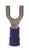 Spade Terminal 16-14 AWG Stud Sz 4-6 Blue (100 in a pack)