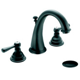 Kingsley 2 Handle Widespread Bathroom Faucet Trim (Trim Only) - Wrought Iron Finish
