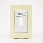 Retro-Fit Electrical Switch Plate Kit- Ivory 1-Gang