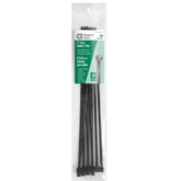 11IN UV BLACK CABLE TIE 10 PACK
