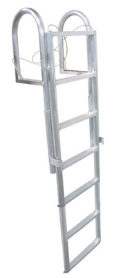 Aluminum Dock Ladder, 5-Step Slide-Up