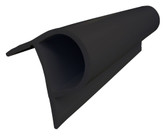 Small P Profile, 24 feet/carton, Black