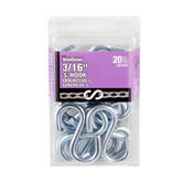 3/16 inches S-Hook Bulk Pack