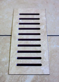 Porcelain vent cover made to match Astral Grey tile. Size - 5 Inch x 11 Inch
