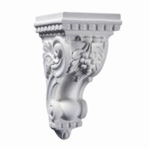 Unfinished Polyester Resin Grape Corbel - 5-1/16 Inches x 5-11/16 Inches x 9-13/16 Inches