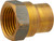 Bar Stock Adapter 1/2 Inch Nominal Sweat X 1/2 Inch Female Iron Pipe Thread