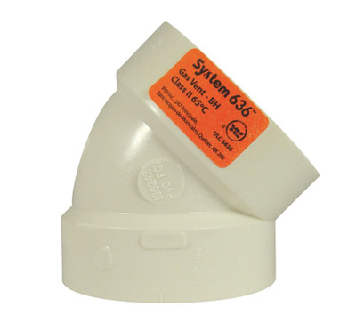 PVC-FGV 45D ELBOW 2 inches H - System 636<sup>®</sup>