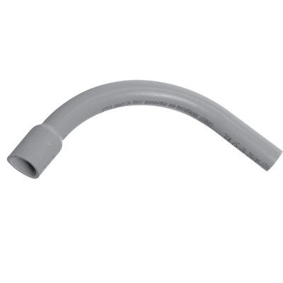 Schedule 40 PVC 90º Bell End Elbow  1-1/4 Inches