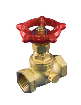 Stop & Waste Valve 3/4 Inch Brass Threaded Lead Free