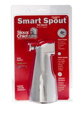 Universal Tub Spout By Sioux Chief In Chrome