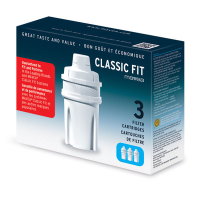 Classic Fit  Replacement Filter, 3pk