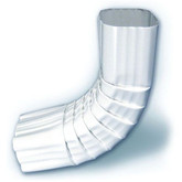 Aluminum Gutter 2 Inch X 3 Inch A-Elbow  White