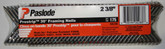 .113 X2-3/8 Inch  Strip Nail Smooth Shank - 5 Strip Pack