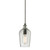 Hammered Glass Collection 1 Light Mini Pendant In Oil Rubbed Bronze