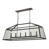 Alanna Collection 6 Light Pendant In Oil Rubbed Bronze
