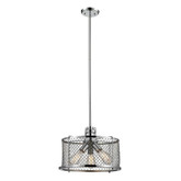 Brisbane Collection 3 Light Pendant In Polished Chrome