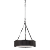 Linden Collection 3 Light Pendant In Oil Rubbed Bronze - LED