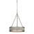 Linden Collection 3 Light Pendant In Brushed Nickel - LED