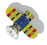 Harry Airplane Wall Light 1l, Multi-Colored Finish