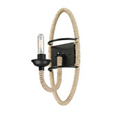 Pearce Collection 1 Light Sconce In Matte Black