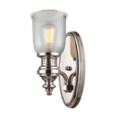 Chadwick 1 Light Sconce In Polished Nickel
