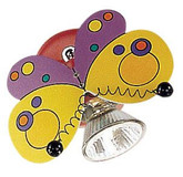 Harry Butterfly Wall Light 1l, Multi-Colored Finish