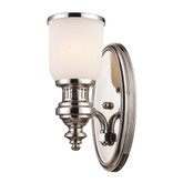Chadwick 1-Light Sconce In Polished Nickel